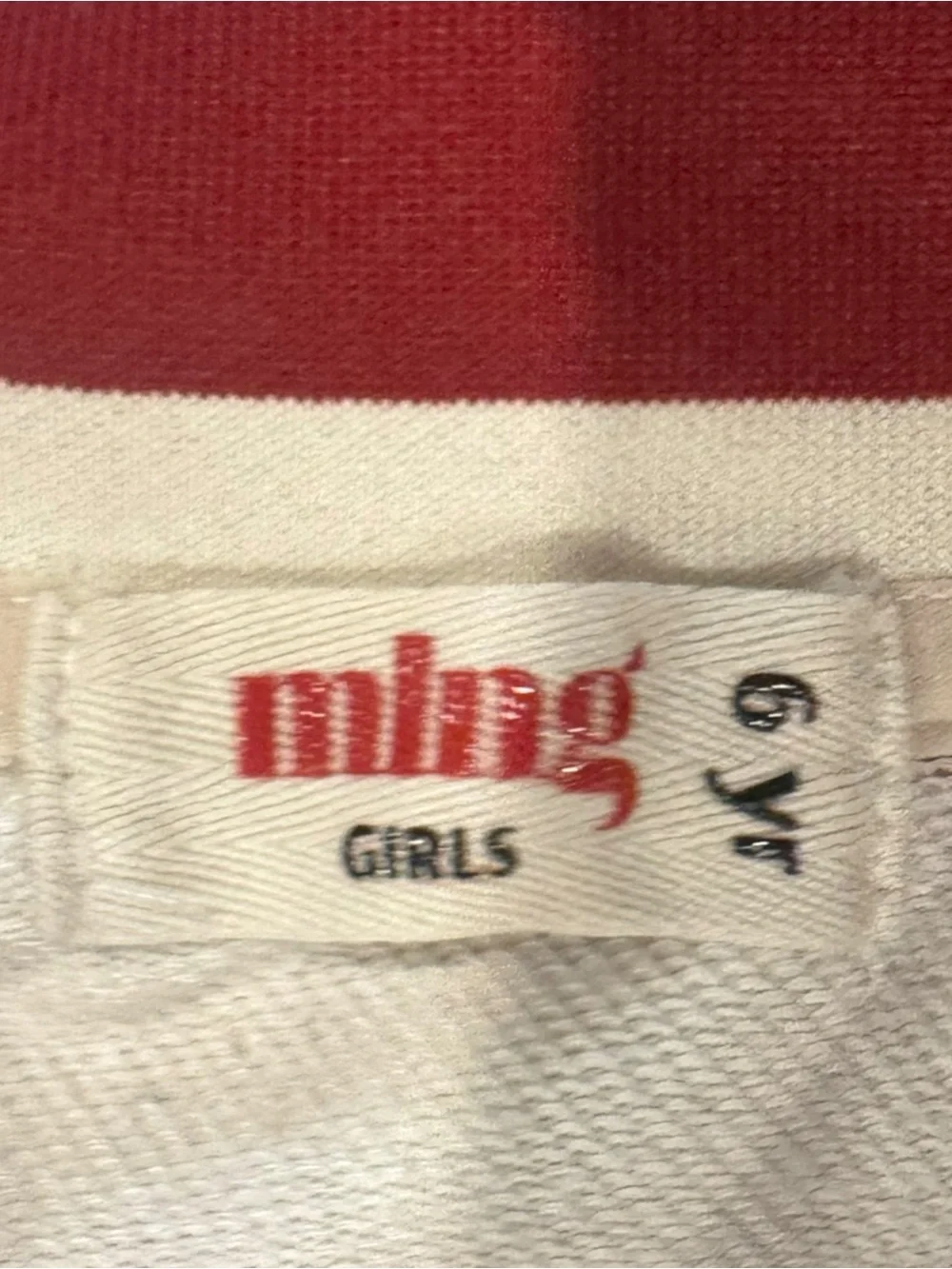 Girls Red and Cream Striped Sailor Dress with Teddy Appliqués
